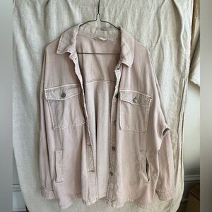 100% cotton button down jacket H&M